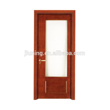 High Quality New Design Solid Composite Wooden Glass Doors