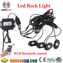 RGB Bluetooth control led rock light RGB 16 million color led rock lgiht with music mode
