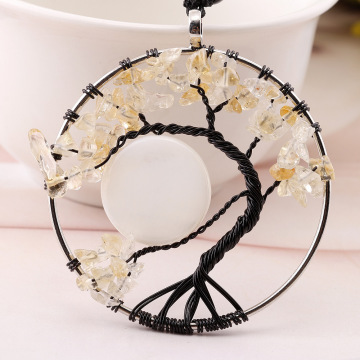 Latest Design tree of Life with Moon Necklace Pendant