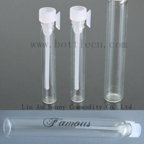 1ml small perfume tester vial samples bottle with cap