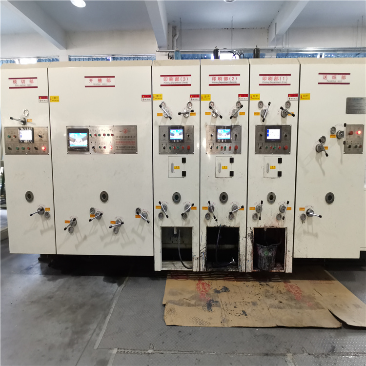 Canghai printing die cutting machine with stack