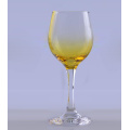 Ombre Colored Glass Goblet For Sale