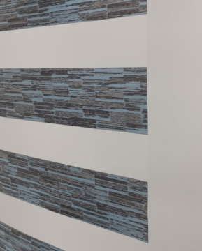 Dual sheer zebra roller blinds shades curtain fabric