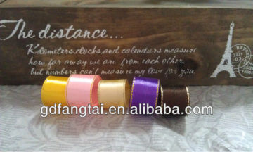 personalized golden edge satin ribbon