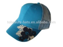 new style flower pattern mesh cap
