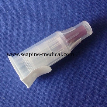 Safety insulin pen needle