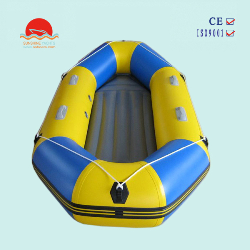 PVC outdoor sport inflatable boat drifting