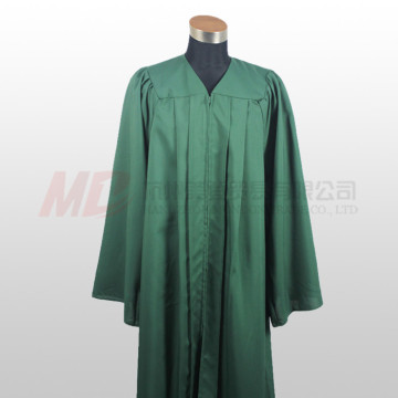 High School Graduation Gown Matte Forest Green