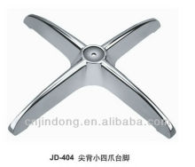 polish spray electroplate chrome table bases for glass tops