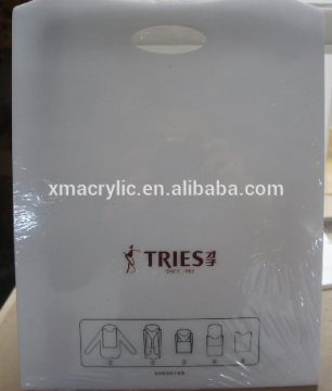 Acrylic clothing folding board