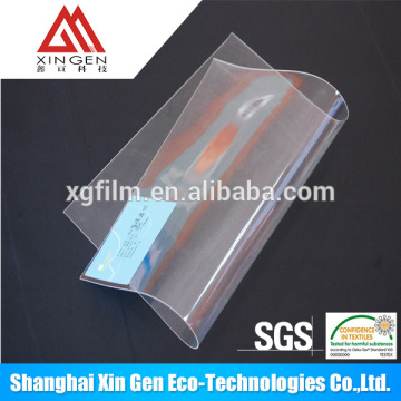 Clear tpu film which has 85A hardness and anti-yellowing