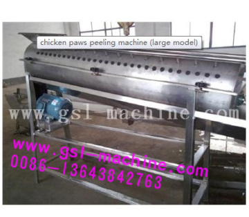 chicken paws skin peeling machine