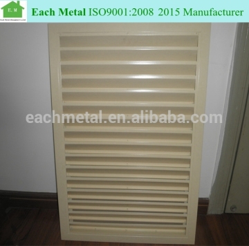 Aluminum alloy z blade wall fixed louver