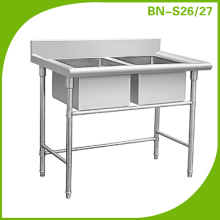Kitchen Stainless Steel Sink Table/Work Table with Sink BN-S26/27