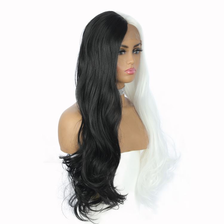 Alibaba hd lace front brown sugar second hand hair cheap colored good quality  fibre hair weave Mix gray wigs