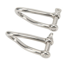 Stainless Steel Marine Twisted Shackle for Chain and Rope Connections