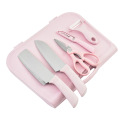 Dao rơm lúa mì với thớt Set Knife Camping và băm nhỏ đặt công cụ thực phẩm phụ trợ nhà bếp 8pcs bộ