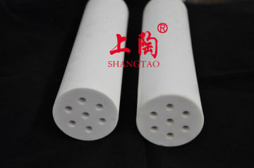 Ceramic multibore tubes