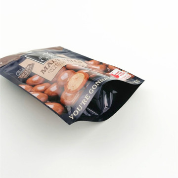 Custom printed standing chocolate plastic packaging bag