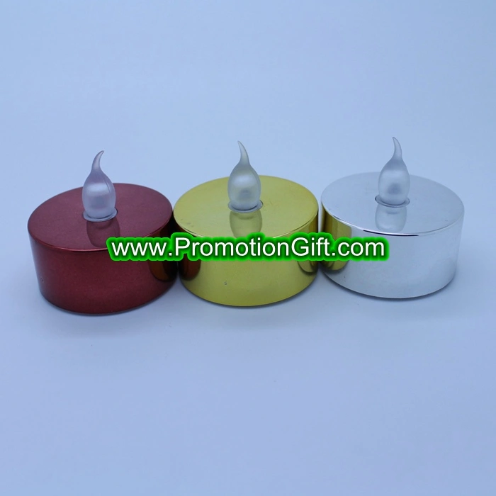 Battery Plated LED Flameless Tealight Candle