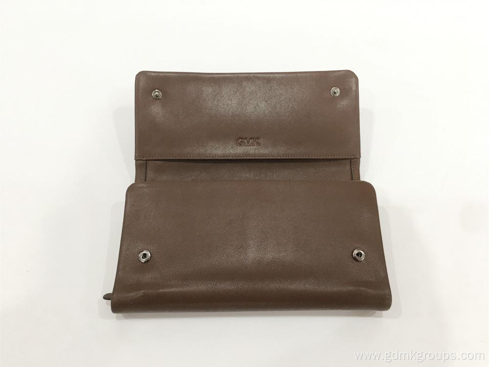 Men's Wallet Long Leather Handbag Large Capacity