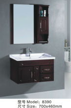 Modern Solid Wood Bathroom Cabinet