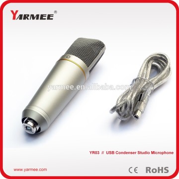 condenser recording microphone for voice recording usb microphone YR03