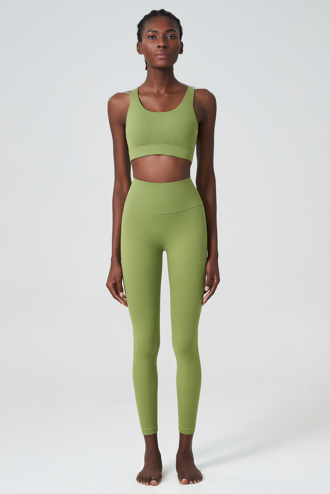 Женские брюки для йоги из спандекса и нейлона с высокой талией High Waisted Women Spandex Nylon Yoga Pants