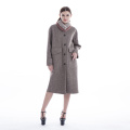 Cappotto invernale in cashmere monopetto