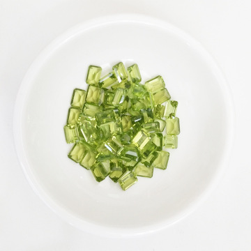 Top Quality Peridot Small Octagonal Cut Green Gemstone