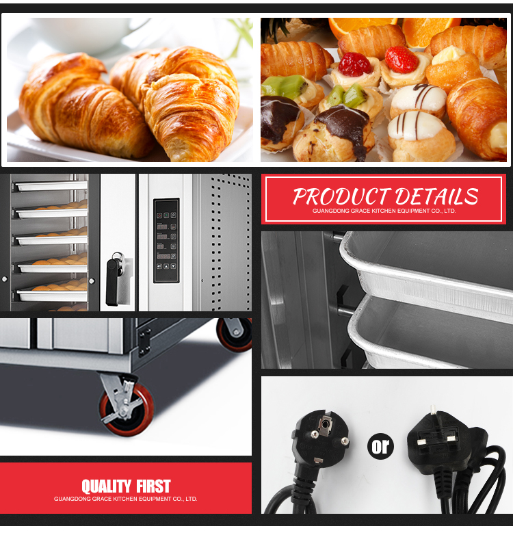 Multifunctional Digital Computer Control 8-layer 8-tray Countertop Electric Commercial Hot Air Convection Oven