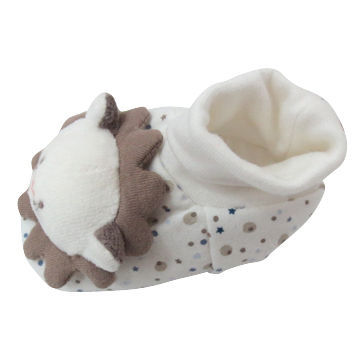 AOP baby shoes with lion stitchedNew