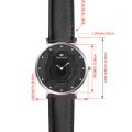 Suede Strap Quartz Wrist Watch For Women's