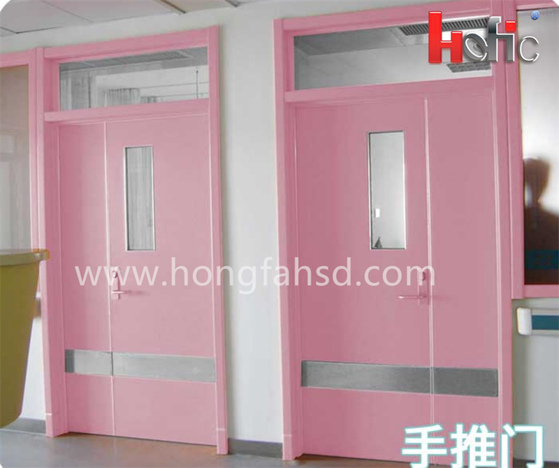 Stainless steel air tight interior hospital sliding door