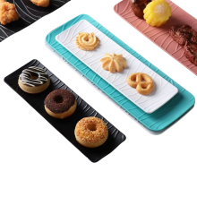 Japanese-Style Rectangular Sushi Dinner Plate - Wholesale Restaurant Serving Tray