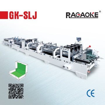 GK--980SLJ Four Six Corner Box Manufacture Bottom Lock Folder Gluer Machine