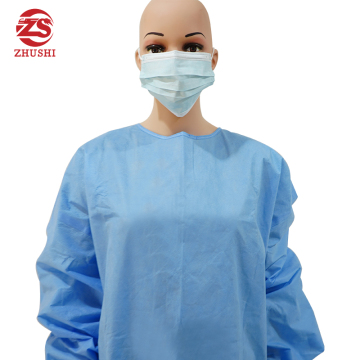 Medical disposable sms isolation gown