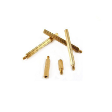 Hight qulity brass knurling standoff lelaki / wanita