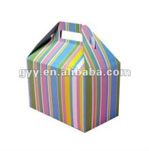 Tulip Baker Gift Paper Boxes with die cut handle