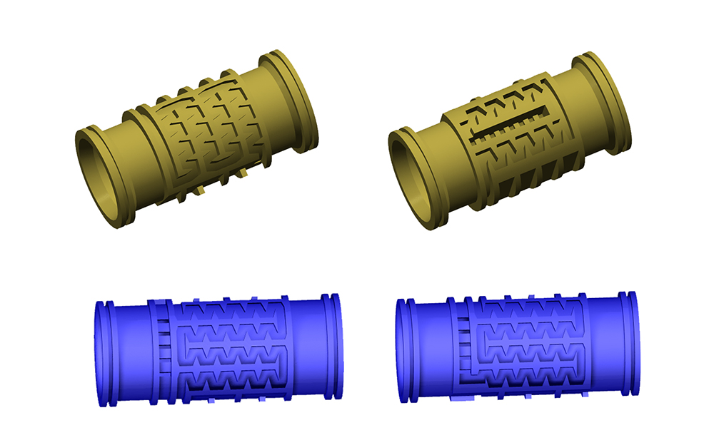 Round Pressure Compensation Drip three