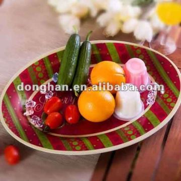 Ceramic Fruit Plate for Christmas