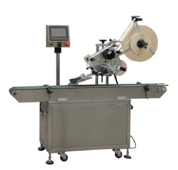 Automatic top-side labeling machine