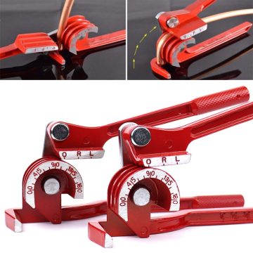 3 in 1 Pipe Tube Bender 180 Degree Combination Pliers For 6-10mm/1/4"-3/8'' Copper Tube Lever Type Manual Bending Hand Tool