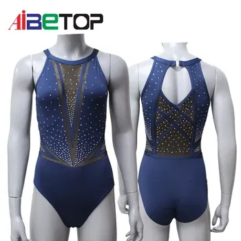 Full Sublimation Sleeveless Girls Gymnastic Leotards