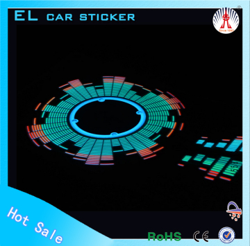 Good quality equalizer design el car sticker el car sticker/car logo signs