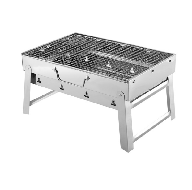 Portable Folding BBQ Stainless Steel Smoker Grill