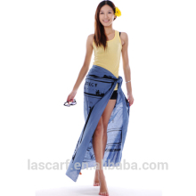 100%cotton material printed beach sarong pareo