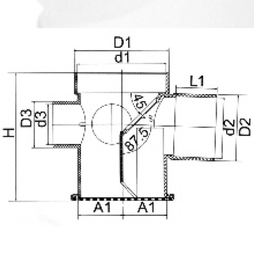 PVC Fitting Floor Drain สำหรับระบายน้ำ