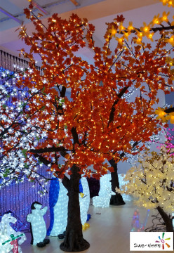 Fancy Chinese artificial lighted maple tree for sale