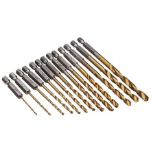 ROKTOOLS Hex Shank Twist Drill Bits 1.5mm-6.5mm for Metal and Wood